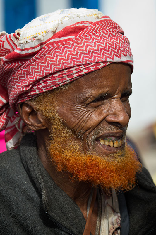145   Man of Harar   in a good mood after a qat (khat, Chat or miraa) session   Ethiopia 